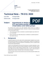 Technical Note - TN 015: 2020