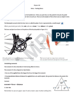 Physics Forces Turning