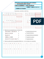 Evaluación Mat - 5