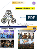 Mencari Ide PKM - Unsrat 2022