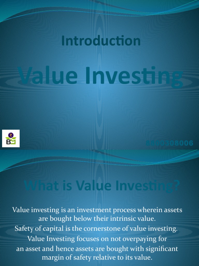 Understanding Value Investing Basics | PDF | Law