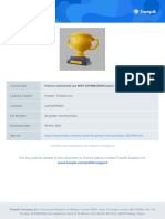 License 3d Golden Winning Trophy 13677897