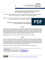 O Jogo Nas Aulas de Educação Física Na Educação Infantil Do Interesse Pedagógico Da Educação Física À Produção de Compreensão Das Crianças