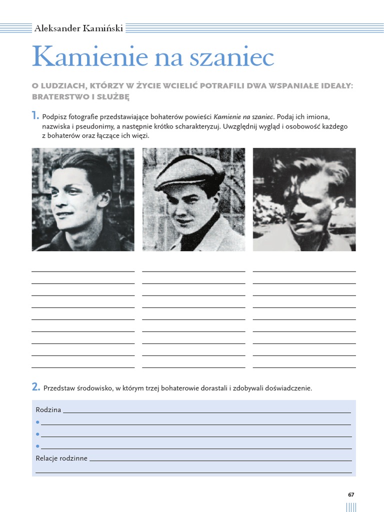 Czy Film Kamienie Na Szaniec Jest Podobny Do Książki Kamienie Na Szaniec | PDF