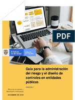 Guía para la administración del riesgo y diseño de controles en entidades públicas