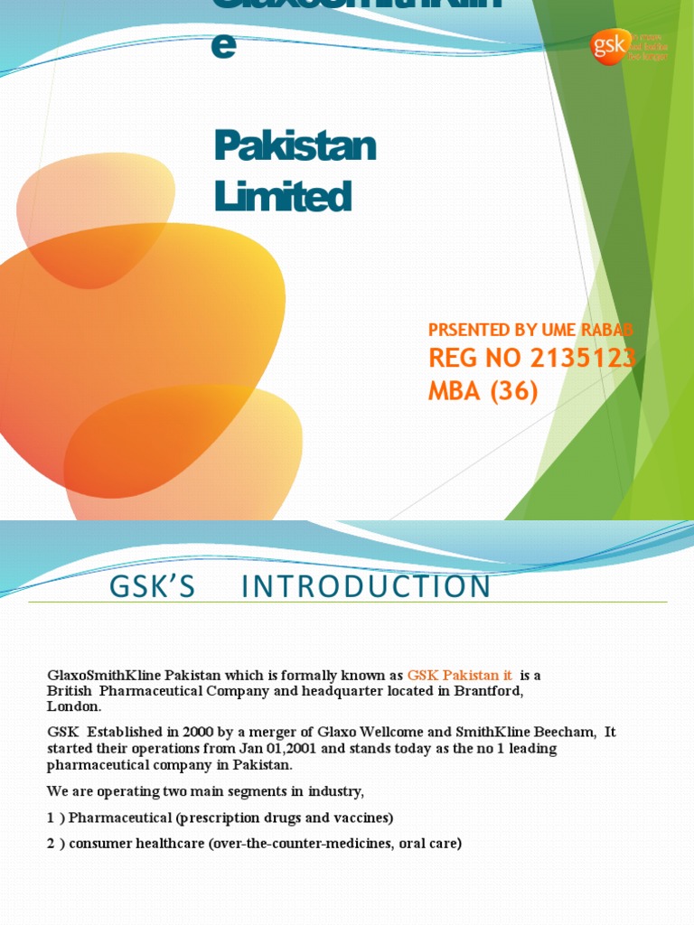 Ume Rabab Strategic Management | PDF | Glaxo Smith Kline | Business