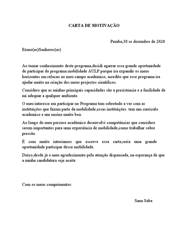 CARTA DE MOTIVAÇÃOconvertido PDF