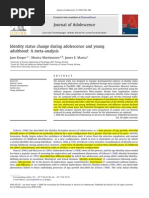Download Identity Status Change During Adolescence and Young Adulthood a Meta-Analysis by Oanutza Oana SN57294335 doc pdf