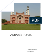 Akbar'S Tomb: Sagar S Panchal 2IG19AT025