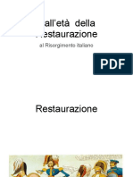 Restaurazione