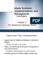 Database Systems: Design, Implementation, and Management: The Relational Database Model