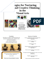 Strategies For Nurturing Critical and Creative Thinking in The Visual Arts