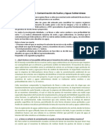 CASO PRÁCTICO, Contaminación de Suelos y Aguas Subterráneas Yxmm