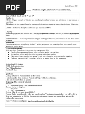 makenziemeegan raft lesson plan