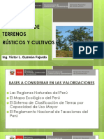 Valuación de Terrenos Rusticos y Cultivos