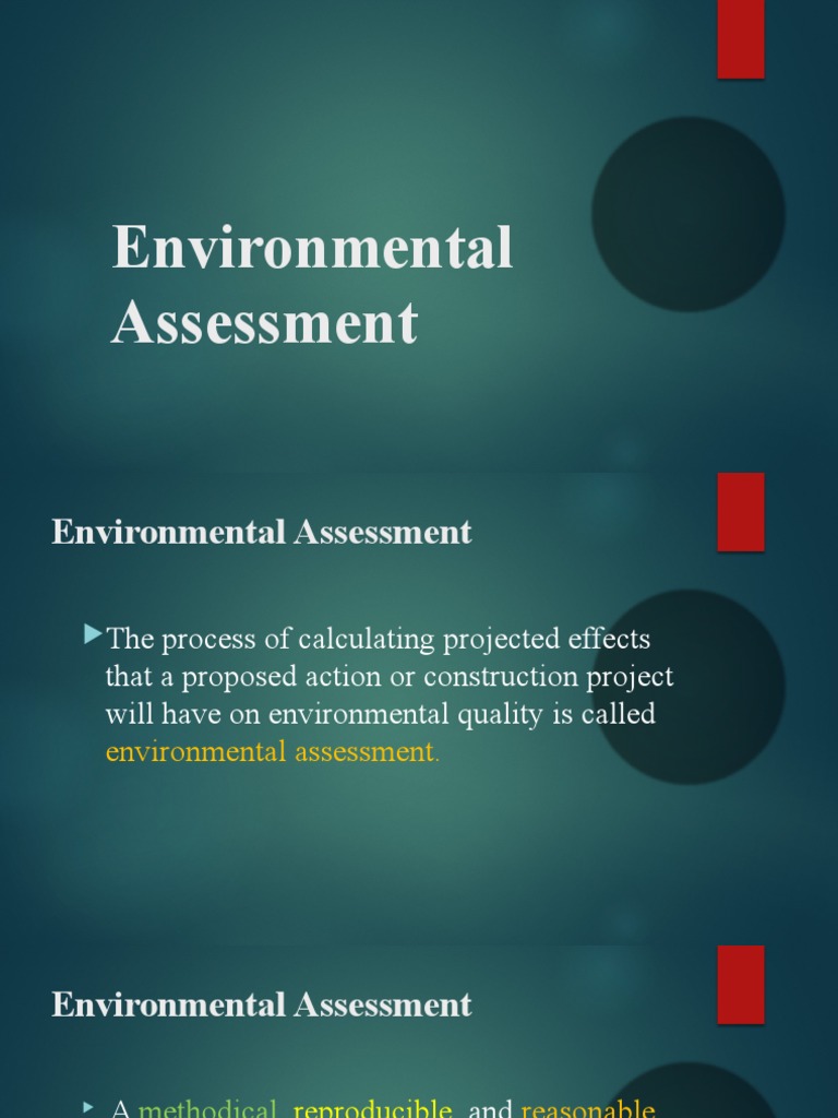 Understanding Environmental Assessment Techniques | PDF | Water ...
