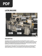 Lathe Parts and Functions Explained | PDF | Mechanical Engineering ...