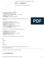 A Língua Nossa de Cada Dia - ... - Atividade 6º Ano - Verbos