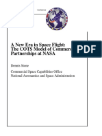 A New Era in Space Flight: The COTS Model of Commercial Partnerships at NASA