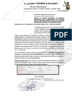 Solicito Se Apruebe Liquidación de Pensiones Devengadas Bajo Apercibimiento de Remitirse Copias A Fiscalia X Oaf - Luis Alberto Carlos Pascual