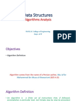 Data Structures: Algorithms Analysis