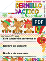 6°? Cuadernillo Diciembre Darukel 2019-2020