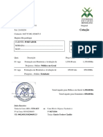 Cotação Monitoria e Avaliação 2022