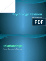 Psychology Revision: Relationships