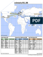 Mapa de Las Rutas en Pendulo A Nivel Mundial 2006