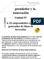 Portafolio de Ideas Emprendedoras