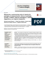 Diferencias y Controversias Entre El Reporte de Patología y La Interpretación Clínica en Patología Tiroidea. II PARTE Aspectos Patológicos y Métodos Diagnósticos Con Impacto Terapéutico