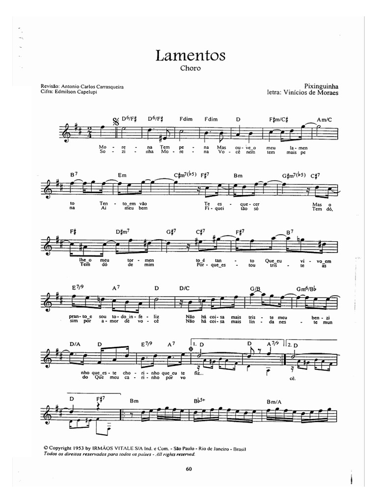 Lamentos pixinguinha pdf