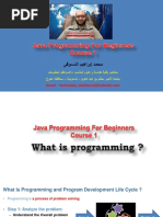 Programing With Java - Course 1