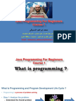 Programing With Java - Course 1