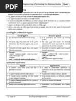 Applet Programming: Unit 1