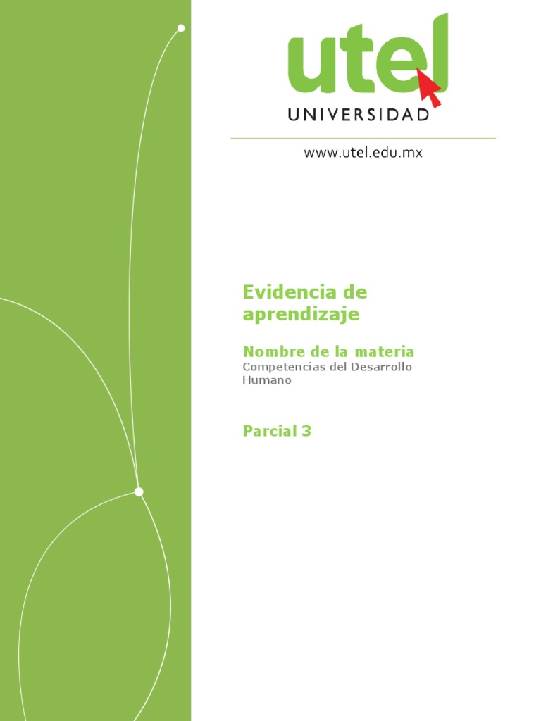 Competencias Del Desarrollo Humano - Parcial 3 - P - AHC | PDF