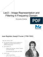 Lec3 - Image Representation and Filtering in Frequency Domain