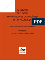 La Importancia de La Enseñanza de Las Fracciones