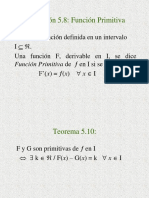 T5 - Cálculo de Primitivas e Integrales