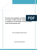 O consumo como força social e cultural na obra de Baudrillard