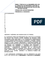 Programa Bienvenida y Òsculo Curso #04 - Carupano