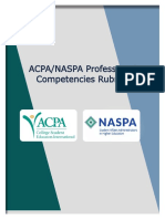 acpa naspa  2015  - professional competency rubrics  1   1 