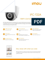 IPC-T22A 1080P H.265 Eyeball PoE Camera