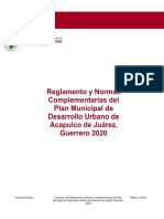 PMDUA 2020 Consulta Publica-Reglamento y Normas