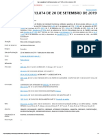 Base Legislação Da Presidência Da República - Lei #13.874 de 20 de Setembro de 2019