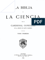 La Biblia y la Ciencia - Cardenal González [Tomo 1]