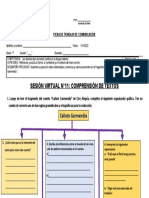 Ficha de Trabajo #11 I° SEC