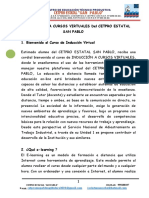 2.0 INDUCCIÓN A CURSOS VIRTUALES Del CETPRO ESTATAL SAN PABLO