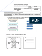 Prueba Tercero Basico de Ciencias Naturales Alumnos Pendientes