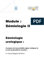 QCM Module Sémiologie II